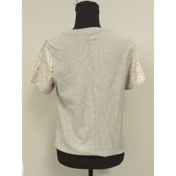 A New Day Women's Gold/Tan Short Sleeve T- Top Size XS - Picture 3 of 6